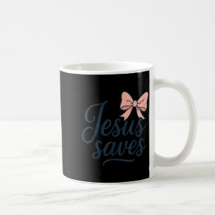 Caneca De Café Cristo Jesus Salva Laço Menina Cristã Criança Deus