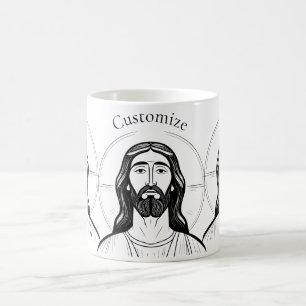 Caneca De Café Cristo Jesus Thunder_Cove