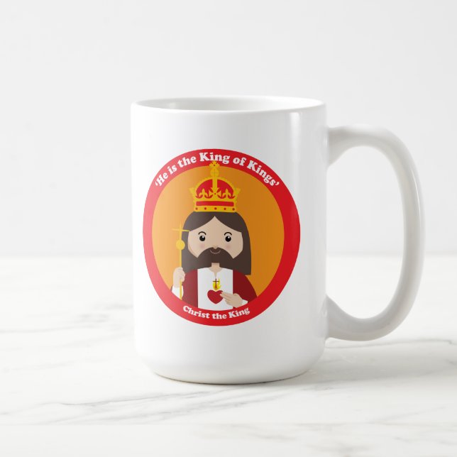 Caneca De Café Cristo o rei (Direita)