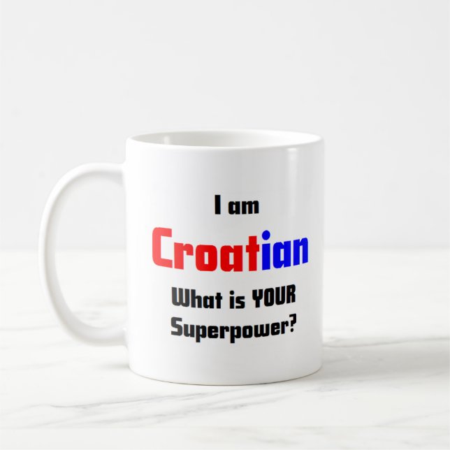 Caneca De Café croata (Esquerda)