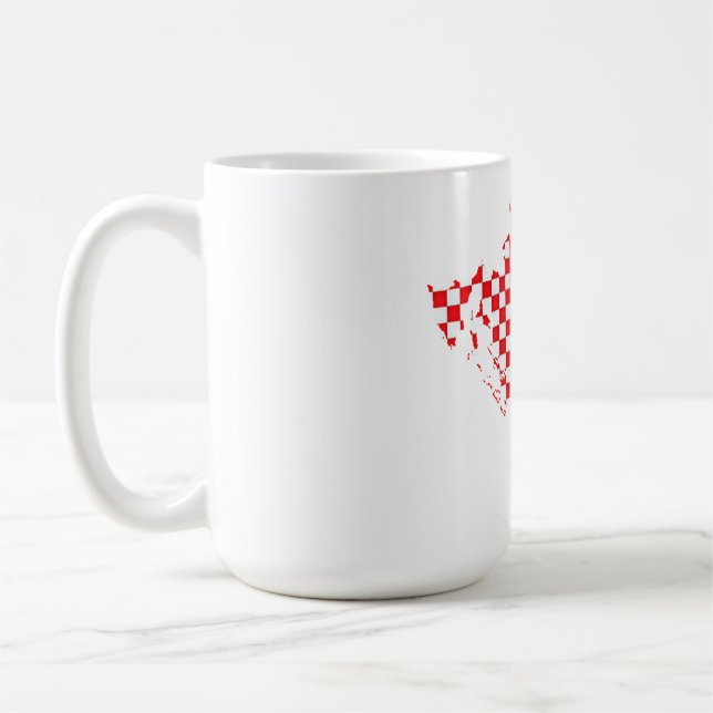 Caneca De Café Croatia hrvatska kroatien hrv hr adria turism sea (Esquerda)