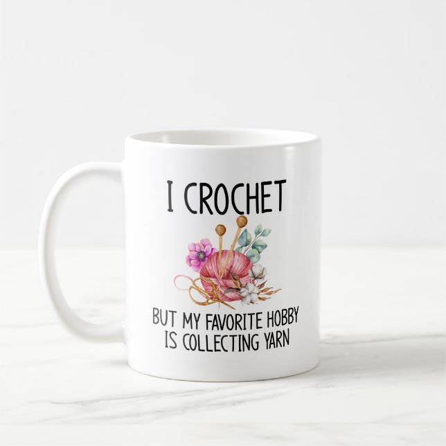 Caneca De Café Crochet (Esquerda)