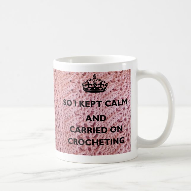 Caneca De Café Crochet (Direita)