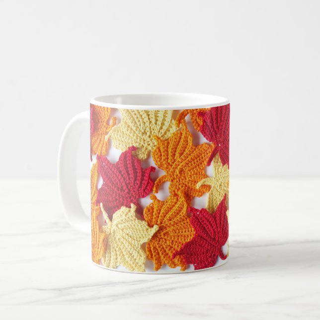 Caneca De Café Crochet Maple Deixa Mug (Frente Esquerda)