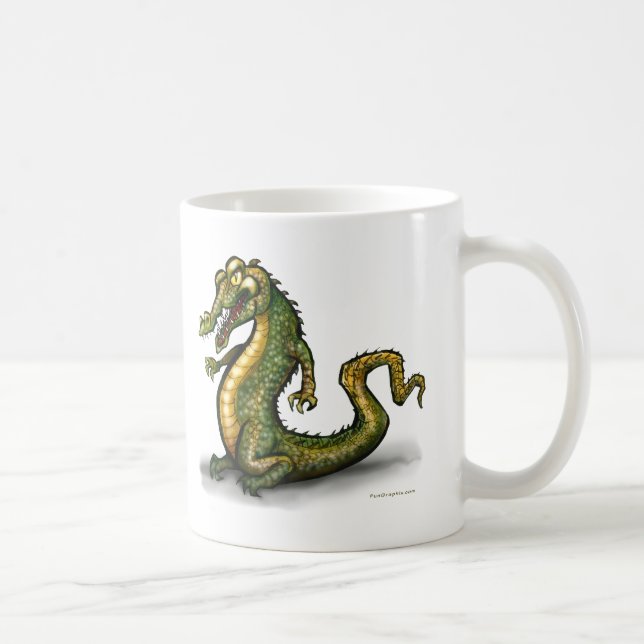 Caneca De Café Crocodilo (Direita)