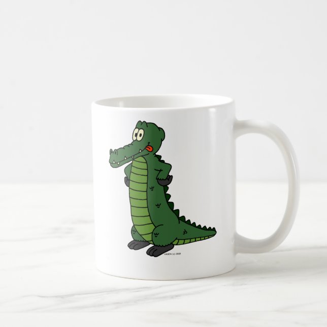Caneca De Café Crocodilo com fome (Direita)