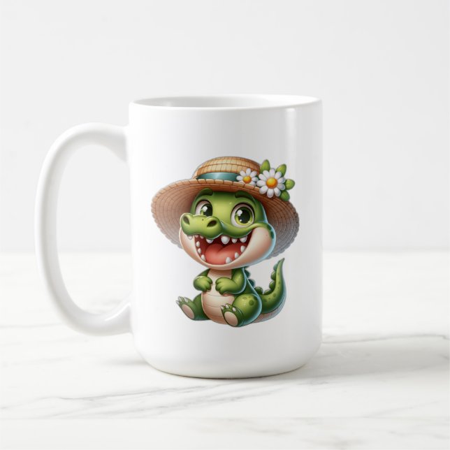 Caneca De Café Crocodilo de Bebê Cento (Esquerda)