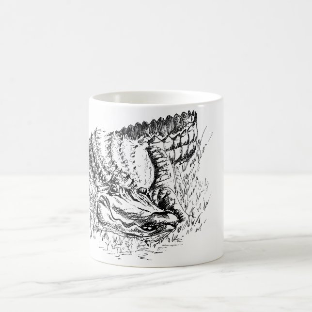 Caneca De Café Crocodilo de tinta (Centro)