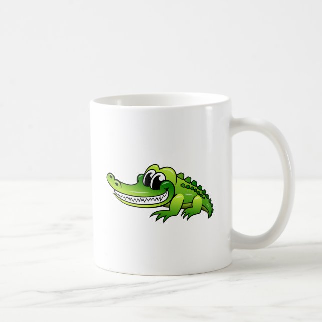 Caneca De Café Crocodilo dos desenhos animados (Direita)