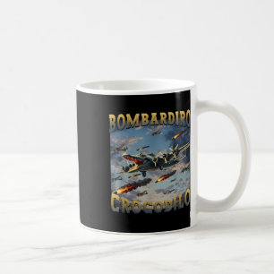 Caneca De Café Crocodilo Engraçado Memória Bombardiro Crocodilo F
