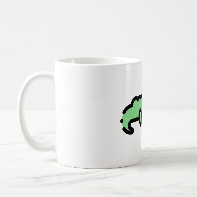 Caneca De Café Crocodilo Pequeno (Esquerda)