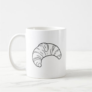 Caneca De Café Croissant - Clássica Mug