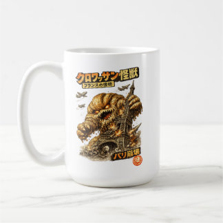 Caneca De Café Croissant Kaiju – Paris Sob Ataque