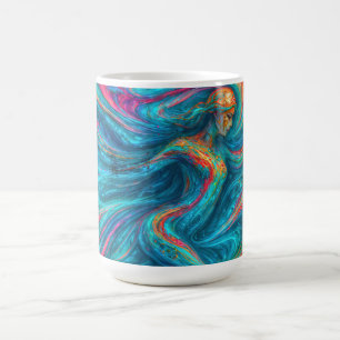 Caneca De Café "Cromisca" - Retrato de Enchantagem Fluida