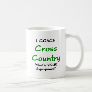 Caneca De Café cross country, treinador