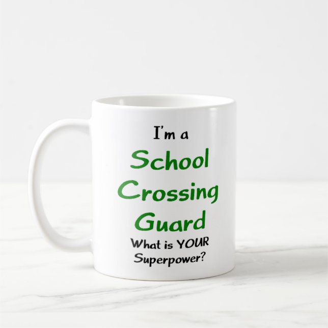 Caneca De Café crossing guard school (Esquerda)