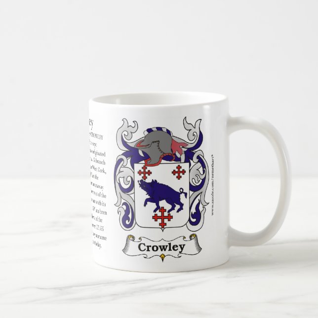 Caneca De Café Crowley, origem, significado e a crista (Direita)