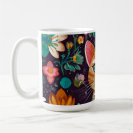Caneca De Café Crowned Bejewelled Cat