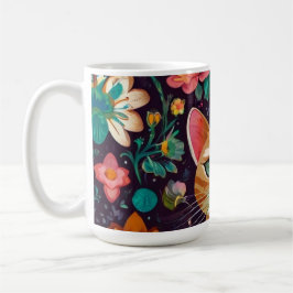 Caneca De Café Crowned Bejewelled Cat