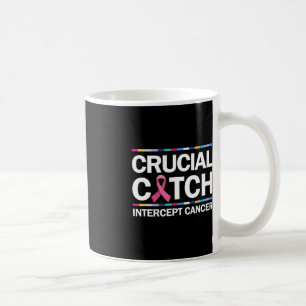 Caneca De Café Crucial a Catar Intercept Cancer Breast Cancer Awa