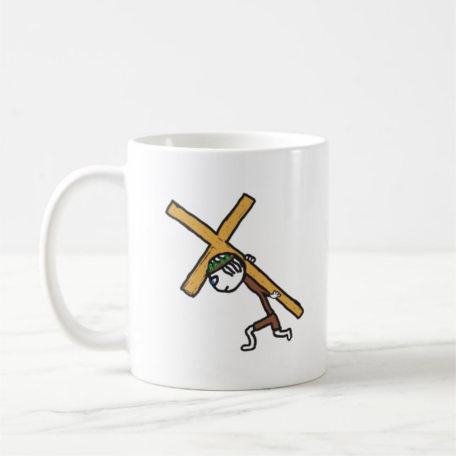 Caneca De Café Crucifixo (Esquerda)