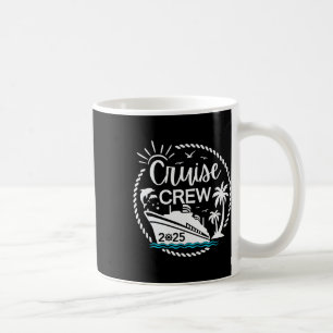 Caneca De Café Cruise Crew 2025, Férias Com Amigos Familiares À V