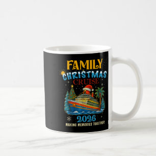 Caneca De Café Cruise de Natal da Família 2026 Matching Family Cr