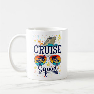 Caneca De Café Cruise Squad 2024 — Férias de Cruzamento