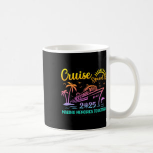 Caneca De Café Cruise Squad 2025 Family Friends Vacation Matching