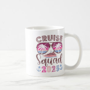 Caneca De Café Cruise Squad 2025 Family Friends Vacation Matching