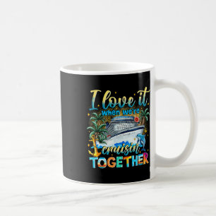 Caneca De Café Cruise Squad 2025 Summer Vacation Gift Matching Fa