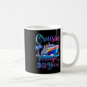 Caneca De Café Cruisin Através de 30 Anos 30º Aniversário de Casa