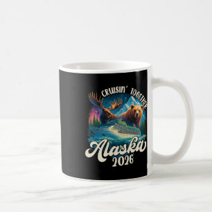 Caneca De Café Cruisin Together Alasca 2026 Família Amiga Alasca