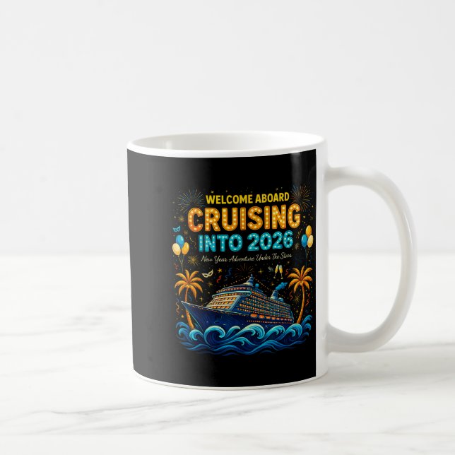 Caneca De Café Cruising Into 2026 Trocal New Year Celebration  (Direita)