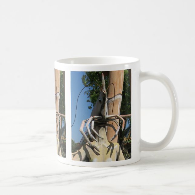 Caneca De Café Crustacean AKA Lobster Head ... Inferno budista (Direita)