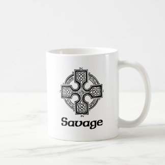 Caneca De Café Cruz celta selvagem
