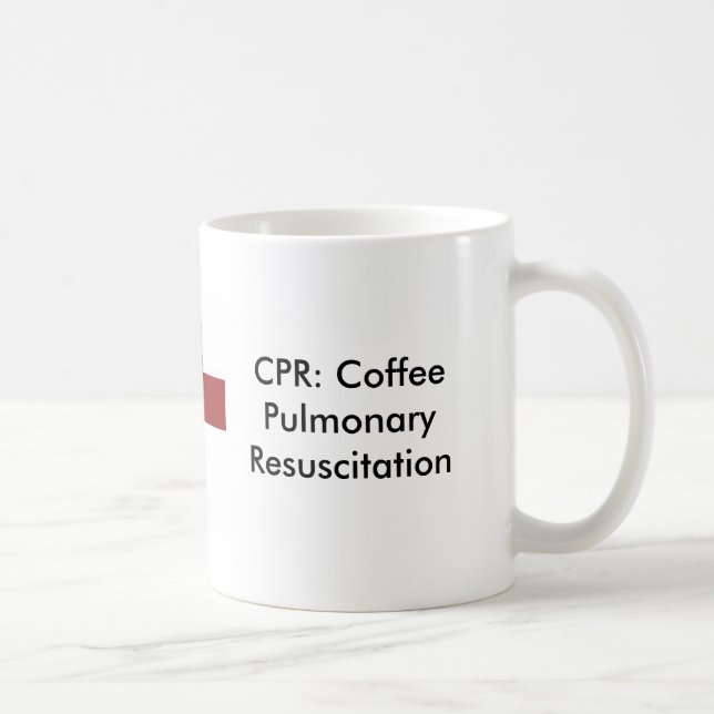 Caneca De Café cruz, CPR: Ressuscitação pulmonaa do café (Direita)