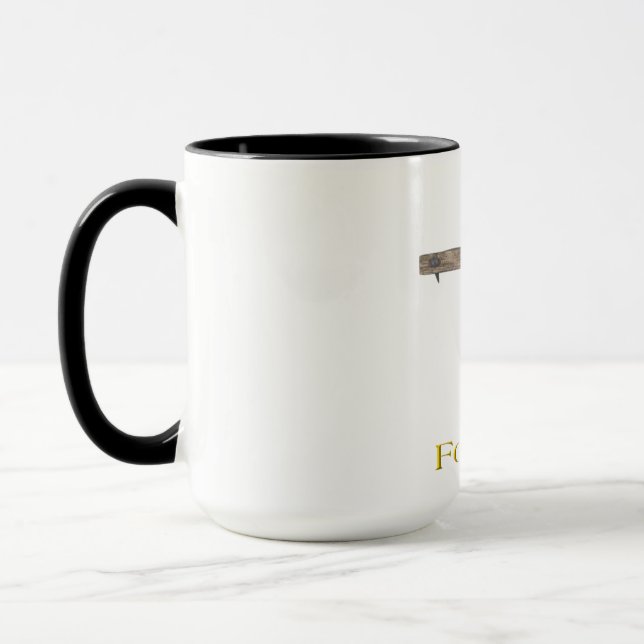 caneca de café cruz cristã (Esquerda)