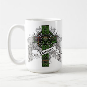 Caneca De Café Cruz do Tartan de Duncan