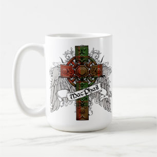 Caneca De Café Cruz do Tartan de MacPhail
