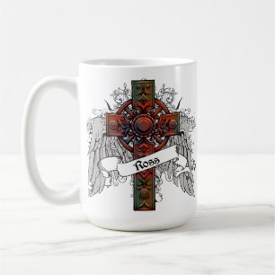 Caneca De Café Cruz do Tartan de Ross