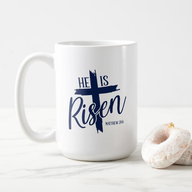 Caneca de Café Cruz Ressuscitada (Com Donut)