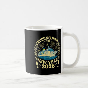 Caneca De Café Cruzamento No Novo Ano De 2026, Feliz ano novo 202