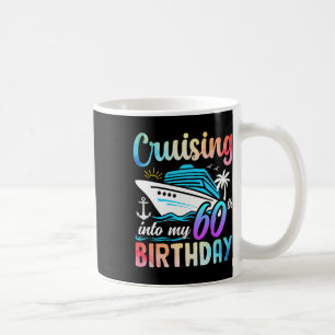Caneca De Café Cruzando No Meu 60º Aniversário, 60 Anos