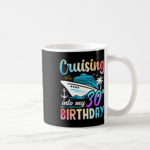 Caneca De Café Cruzando No Meu Nascimento aniversário de 30 anos