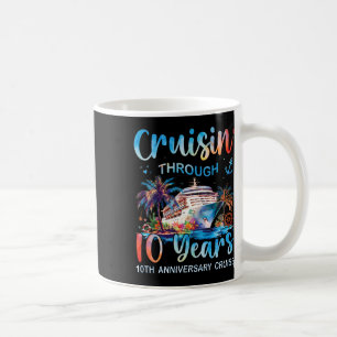 Caneca De Café Cruzeiro de 10 anos de aniversário Cruisin Through