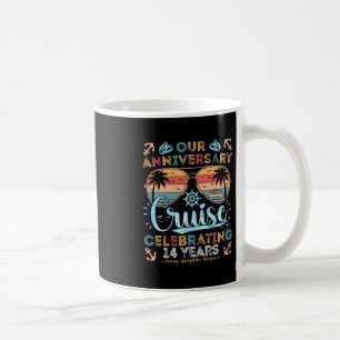 Caneca De Café Cruzeiro de 14º Aniversário Celebrando 14 Anos Cas