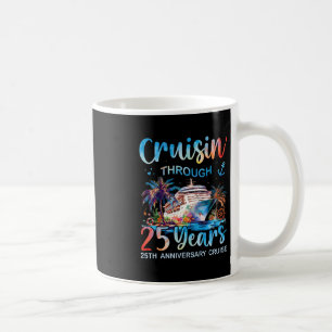 Caneca De Café Cruzeiro de Aniversário de 25 Anos Cruisin Through