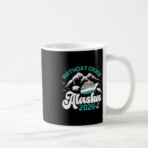 Caneca De Café Cruzeiro de Aniversário no Alasca 2026 Viagem de F