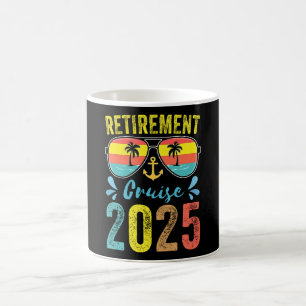 Caneca De Café Cruzeiro de Aposentadoria 2025 Viagem de Cruzeiro